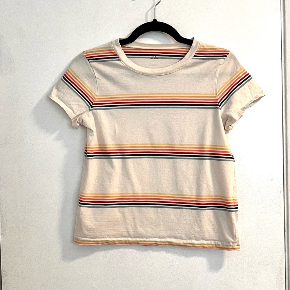 Madewell stripped short sleeve t-shirt